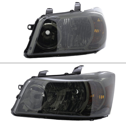 Spec-D 04-07 Toyota Highlander Headlights OEM Style Smoked