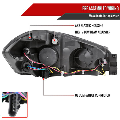 Spec-D 06-16 Impala/06-07 Monte Carlo Headlights Chrome/Clear