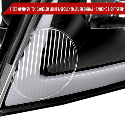 Spec-D 06-16 Impala /06-07 Monte Carlo Headlights Sequetial Black