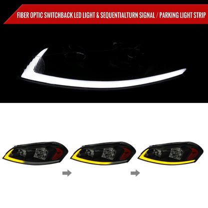 Spec-D 06-16 Impala/06-07 Monte Carlo Headlights Sequential Black
