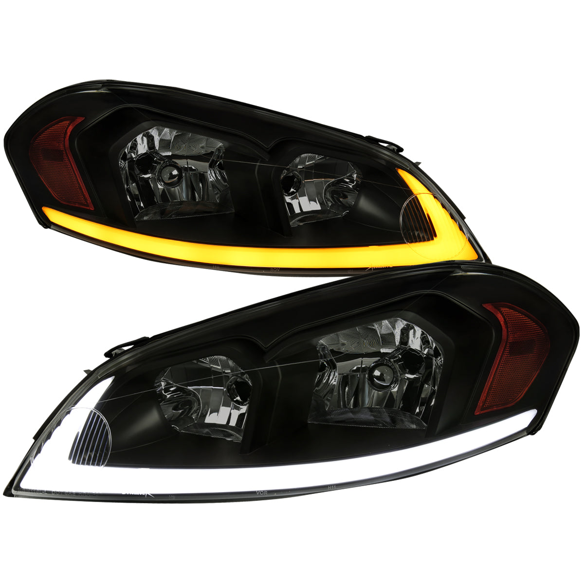 Spec-D 06-16 Impala/06-07 Monte Carlo Headlights Sequential Black