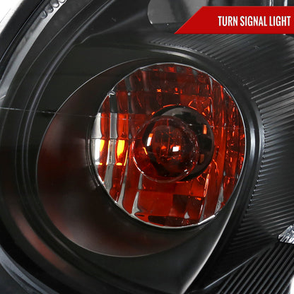 Spec-D 03-05 Dodge Neon Headlights OEM Style Matte Black/Clear