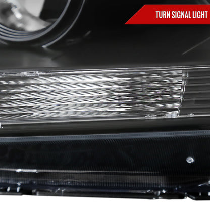 Spec-D 05-07 Honda Odyssey Headlights OEM Style 9006 Bulbs Black