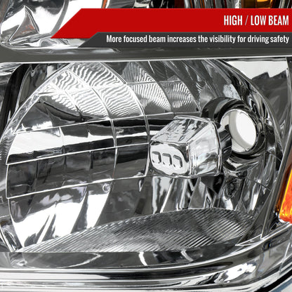 Spec-D 05-08 Frontier/05-06 Pathfinder Headlights OEM Style Chrome