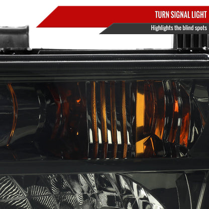 Spec-D 05-08 Frontier/05-06 Pathfinder Headlights OEM Style /Smoked