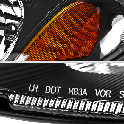 Spec-D 01-05 Chrysler PT Cruiser OE Style Headlights Black