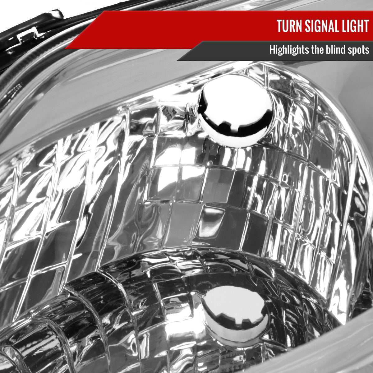Spec-D 06-09 Prius Headlights OEM Style Amber Reflector Chrome