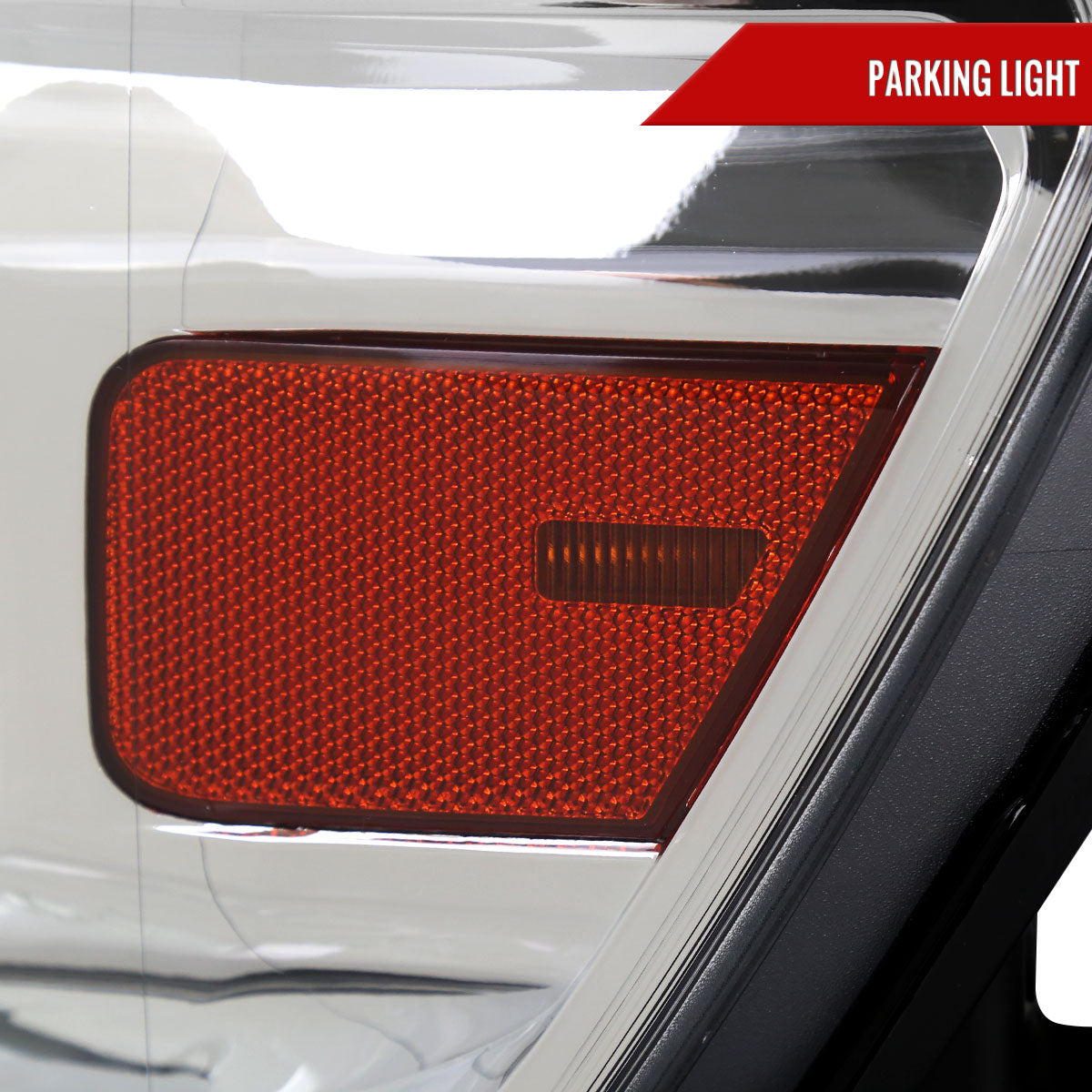 Spec-D 19-24 Ram 1500 Headlights Factory Style Chrome Amber Reflector