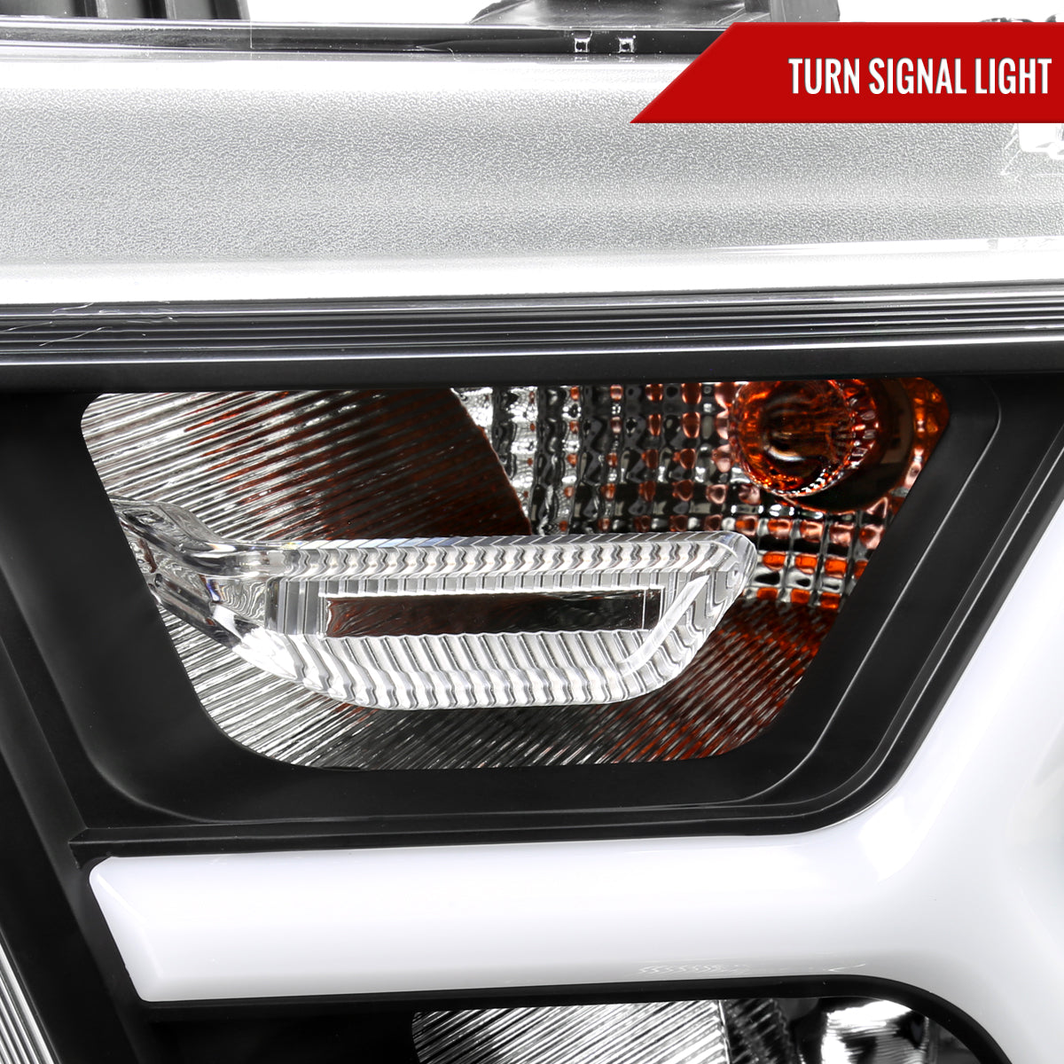 Spec-D 19-24 Ram 1500 Headlights Animated LED Bar OEM Style Black