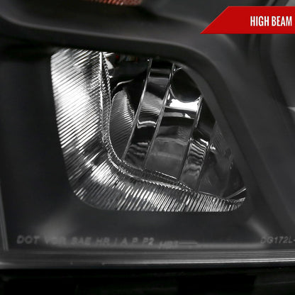 Spec-D 19-24 Ram 1500 Driver Headlight Black/Clear Replacement
