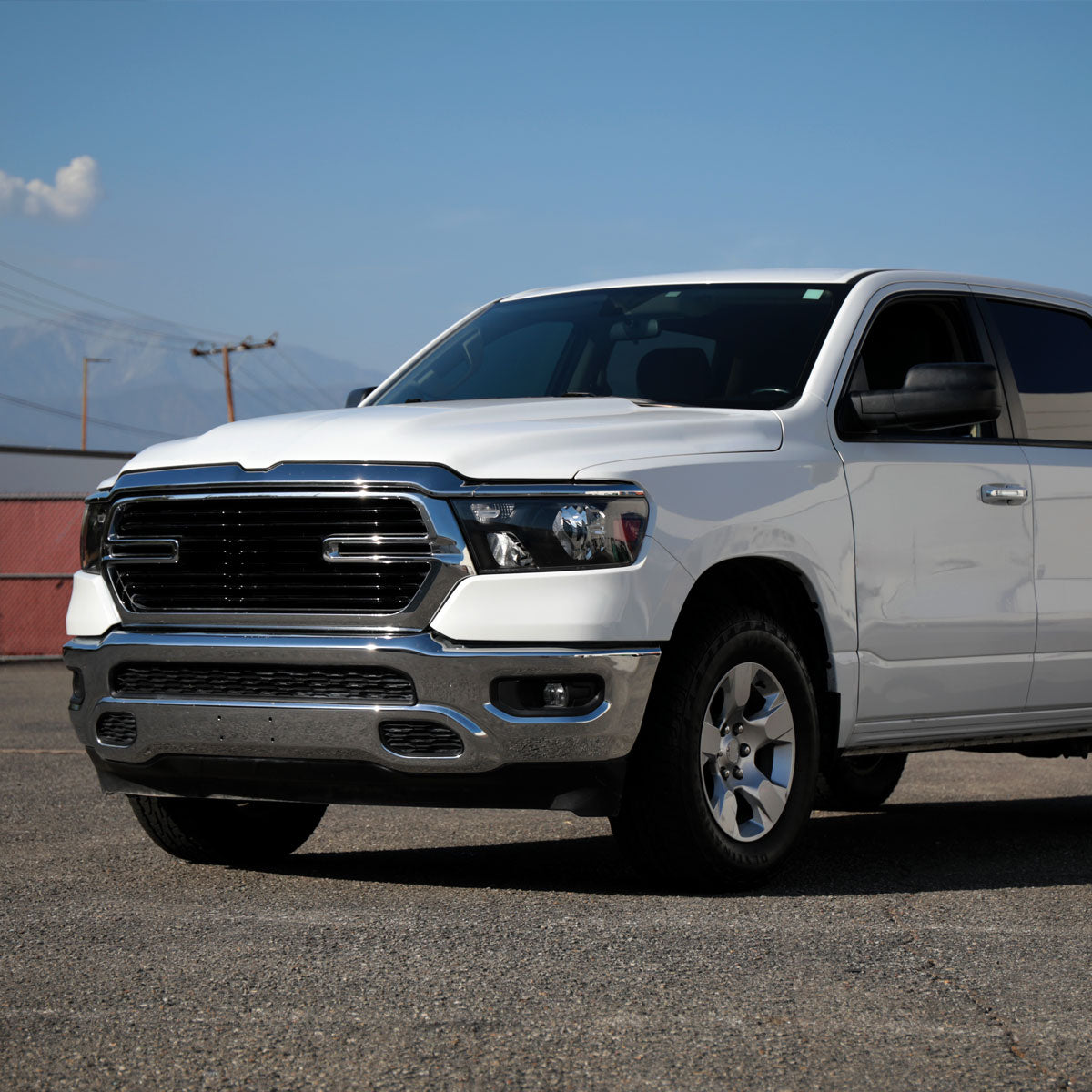 Spec-D 19-24 Ram 1500 Driver Headlight Black/Clear Replacement