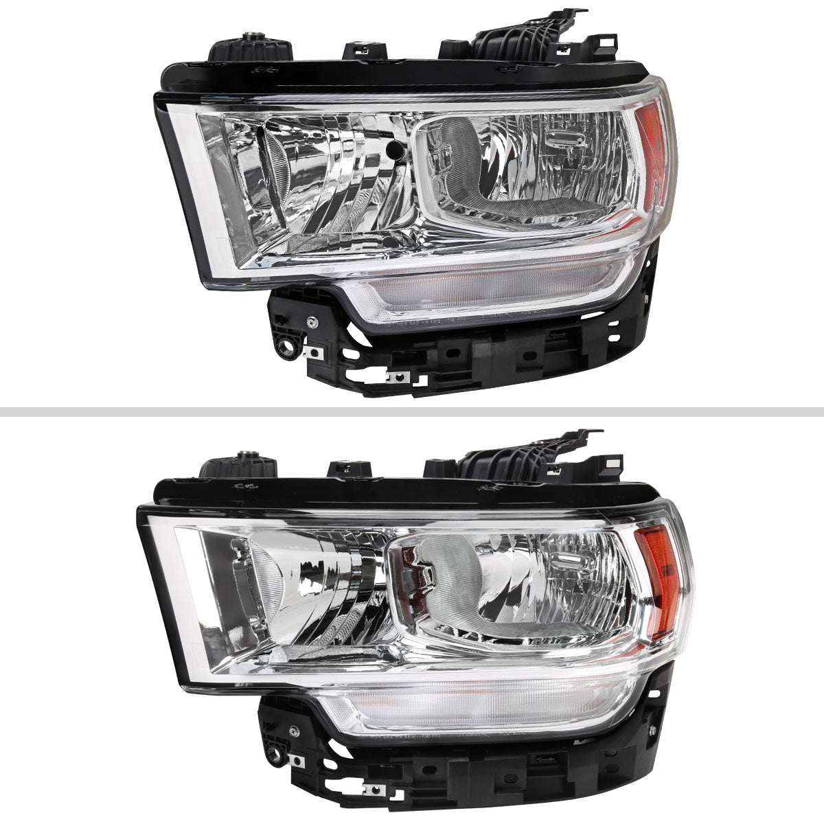 Spec-D 19 Dodge Ram 2500 3500 OE Halogen Headlight Left- Chrome