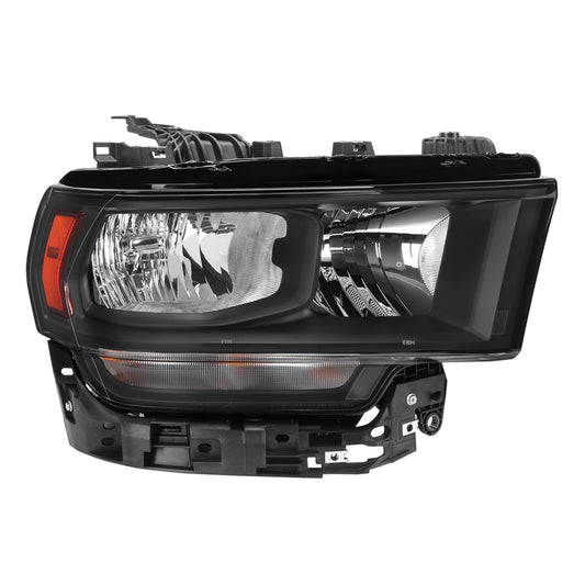 Spec-D 19-24 Ram 2500/3500 Passenger Headlight Black Replacement