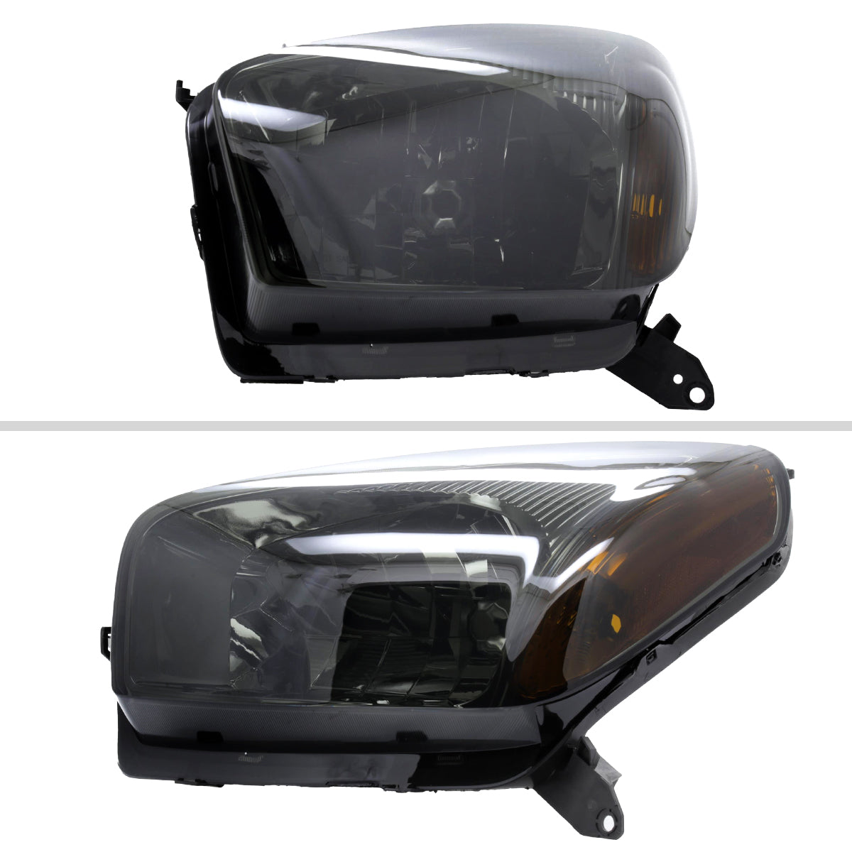 Spec-D 01-03 RAV4 OE Style Headlights Chrome w/ Smoked Lens