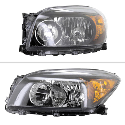 Spec-D 06-08 Toyota RAV4 OEM OEM Style Headlights Black