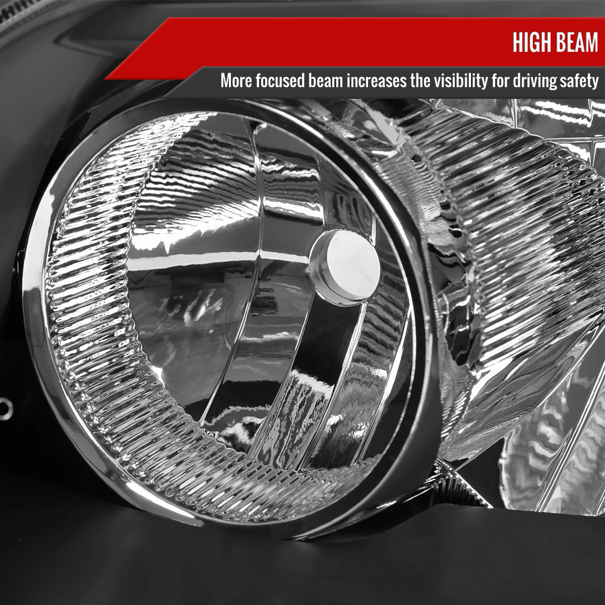 Spec-D 06-08 Toyota RAV4 OEM OEM Style Headlights Black