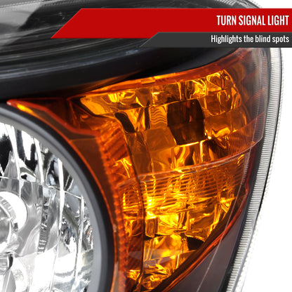 Spec-D 06-08 Toyota RAV4 OEM OEM Style Headlights Black