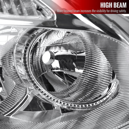 Spec-D 08-13 Nissan Rogue Passenger Headlight OEM Chrome Replacement