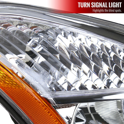 Spec-D 08-13 Nissan Rogue Passenger Headlight OEM Chrome Replacement