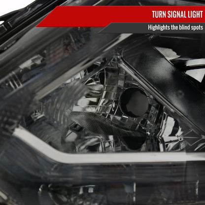 Spec-D 14-16 Nissan Rogue Headlights OEM Style Chrome/Smoked