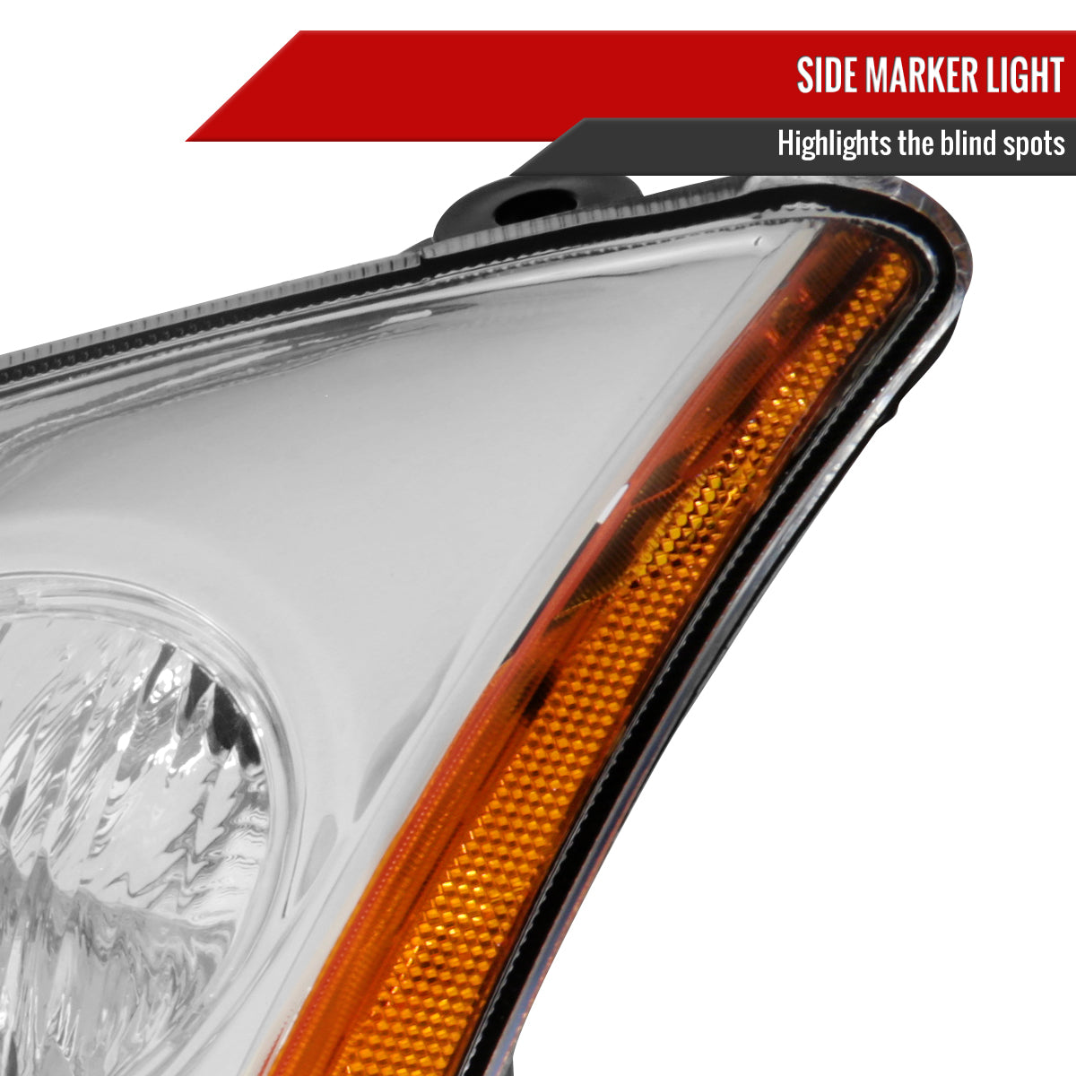 Spec-D 07-09 Nissan Sentra Headlights OEM Style Chrome