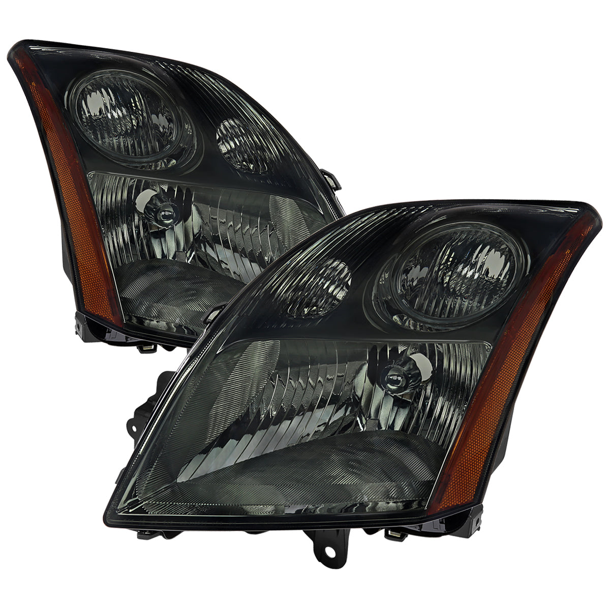 Spec-D 07-09 Sentra Headlights OEM Style Chrome/Smoked