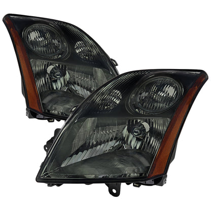 Spec-D 07-09 Sentra Headlights OEM Style Chrome/Smoked