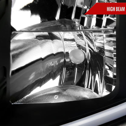 Spec-D 07-13 Tundra/08-17 Sequoia Headlights with LED Signals Black