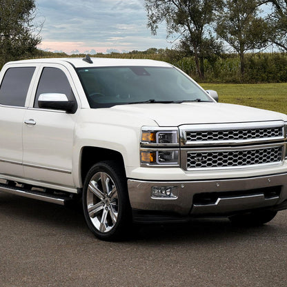 Spec-D 14-15 Chevy Silverado 1500 LED Bar OE Style Headlights Black