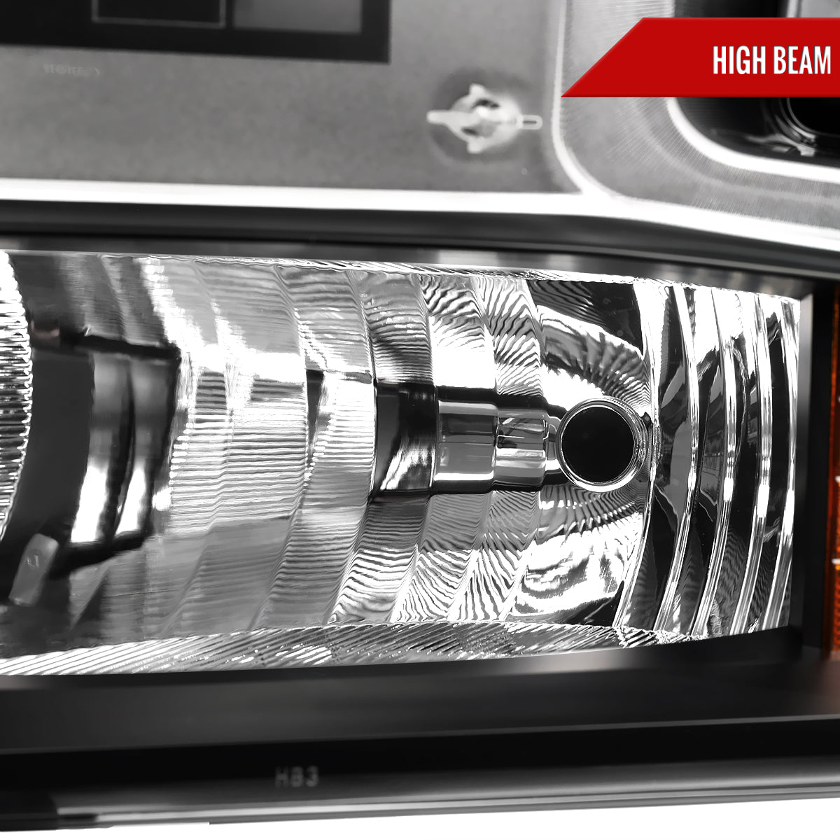 Spec-D 19-21 Chevy Silverado 1500 Projector Headlights OEM Style Black