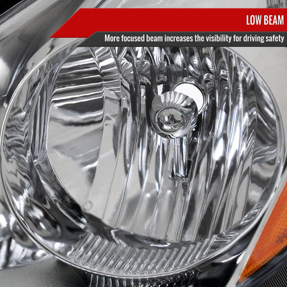 Spec-D 06-10 Sienna OEM OEM Style Driver/Left Headlights Chrome
