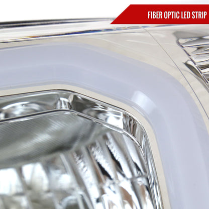 Spec-D 12-15 Tacoma Bar OEM Style with Headlights Chrome