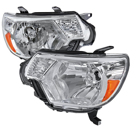Spec-D 12-2015 Toyota Tacoma OEM OEM Style Headlights Chrome
