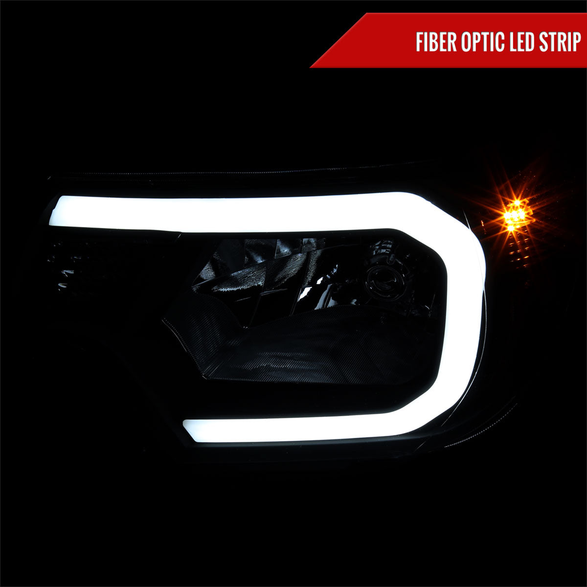 Spec-D 12-15 Tacoma Bar OE Style with Chrome/Smoked Headlights