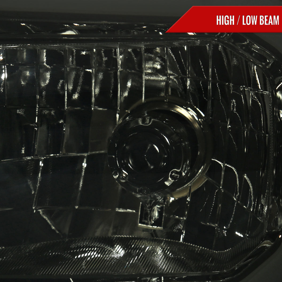 Spec-D 12-15 Tacoma Bar OE Style with Chrome/Smoked Headlights