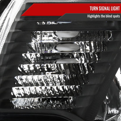 Spec-D 12-15 Tacoma Headlights OEM Style Amber Reflectors Black