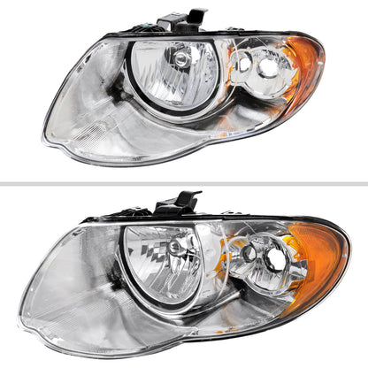 Spec-D 05-07 Chrysler Town & Country Headlights OEM Style Chrome/Clear