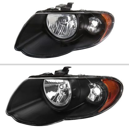 Spec-D 05-07 Chrysler Town & Country Headlights OEM Style Black