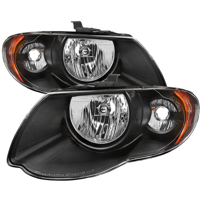 Spec-D 05-07 Chrysler Town & Country Headlights OEM Style Black
