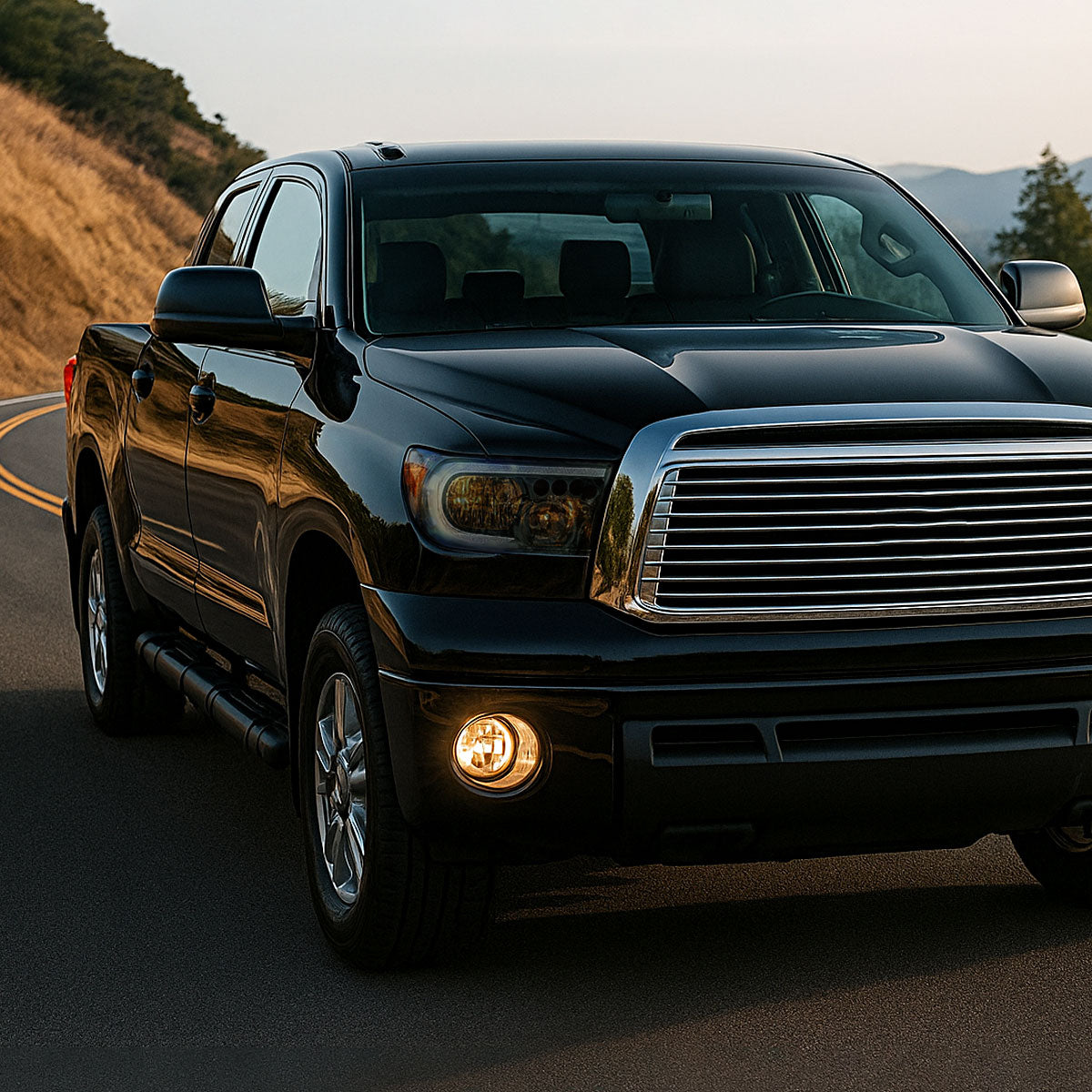 Spec-D 07-13 Tundra/08-17 Sequoia Headlights LED Tube Smoked