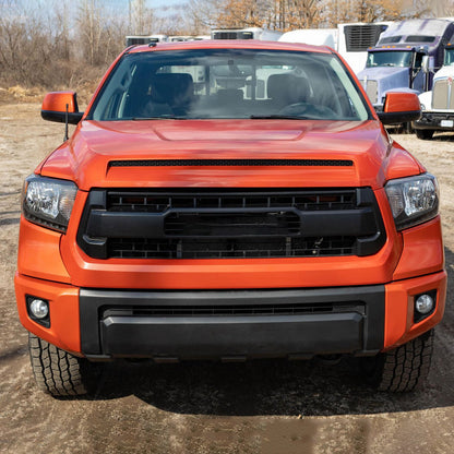 Spec-D 14-21 Tundra Headlights OEM Style Amber Reflectors Black