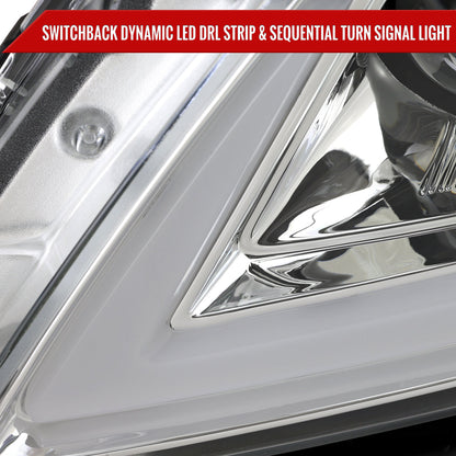 Spec-D 08-13 G37/14-15 Q60 2DR Headlights Sequential LED Clear