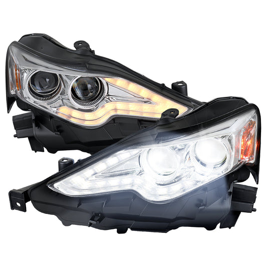 Spec-D 14-15 Lexus IS250 IS350 Headlights Projector Chrome