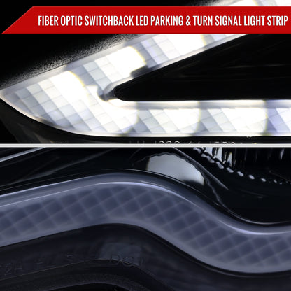 Spec-D 14-16 Lexus IS250 IS350 Projector Headlights Black/Smoked