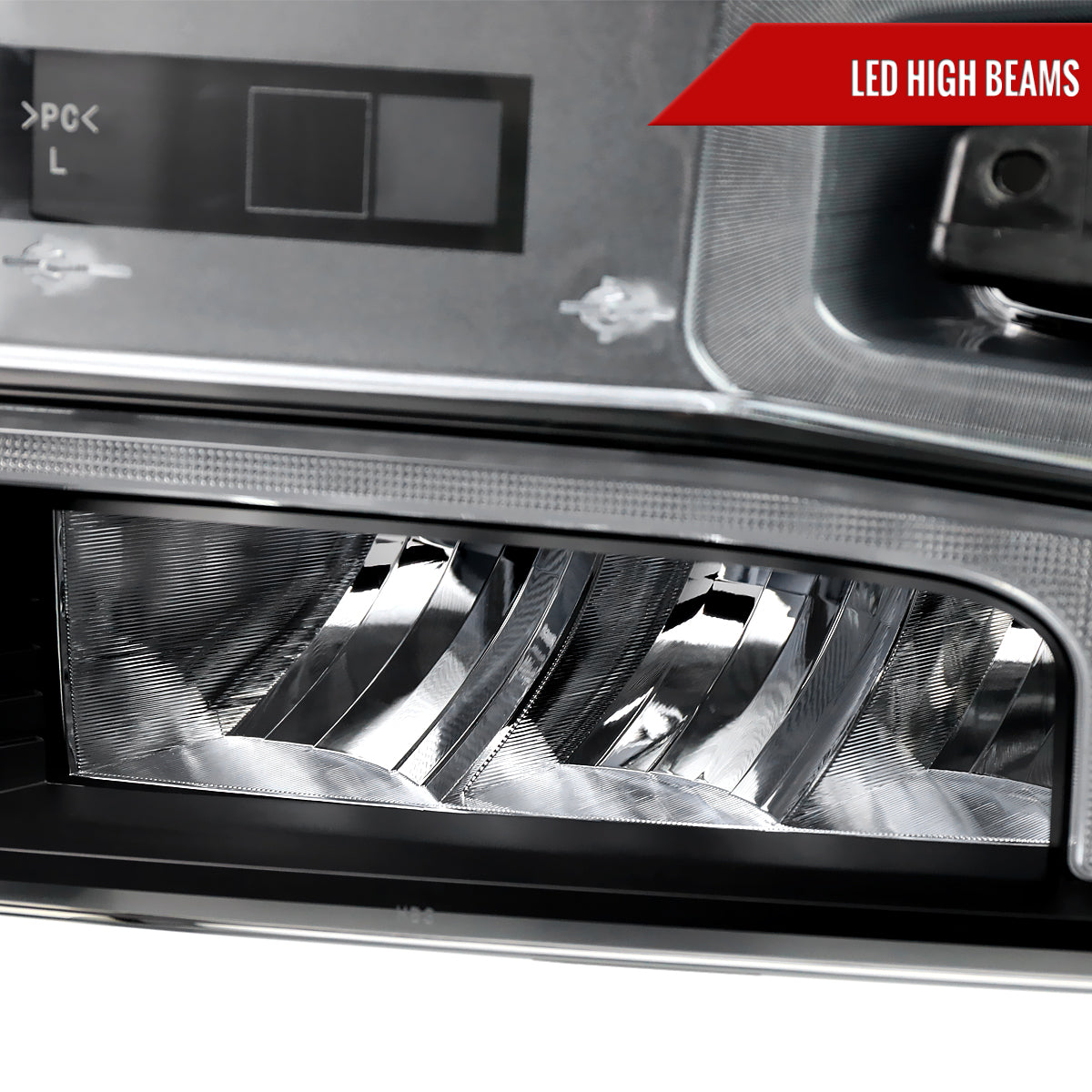 Spec-D 19-21 Chevy Silverado 1500 Headlights with SEQ Turns Black