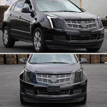 Spec-D 10-16 Cadillac SRX Projector Headlights SEQ LED Black/Smoked