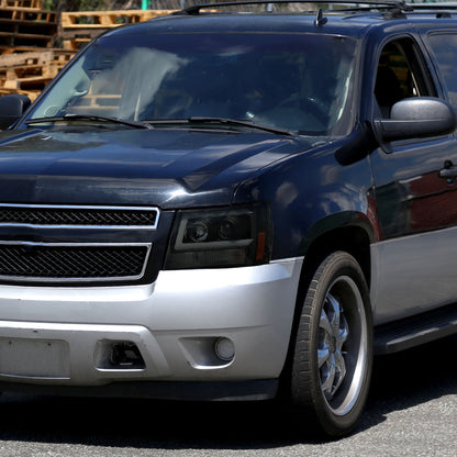 Spec-D 07-13 Avalanche 07-14 Tahoe Suburban Headlights Black/Smoked