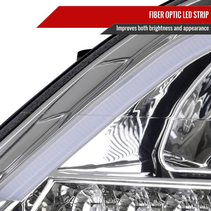 Spec-D 09-11 Benz W164 ML-Class Sequetial LED Headlights Chrome