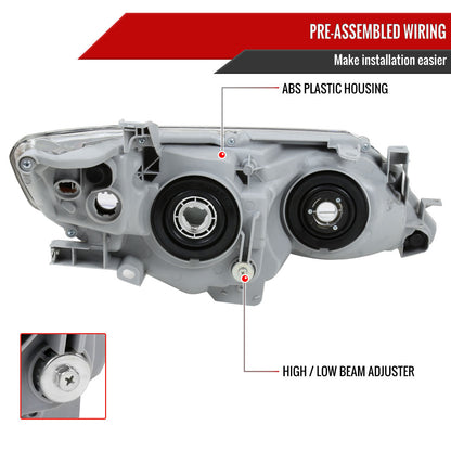 Spec-D 12-14 Toyota Camry Driver Projector Chrome Replacement