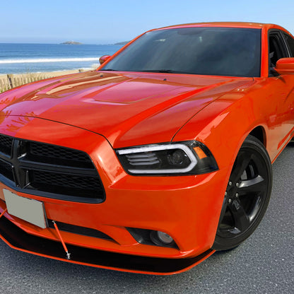 Spec-D 11-14 Dodge Charger Projector HID Headlight Black